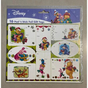 Pooh And Friends Christmas Stickers 16 PC